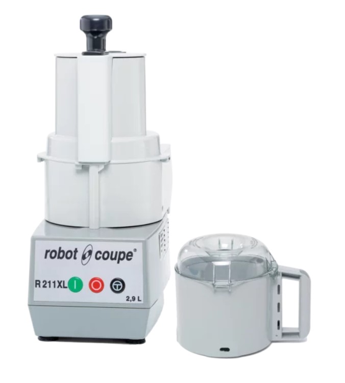 ROBOT COUPE Sebze Parçalama ve Doğrama Makinesi, Tek Fazlı, 550 W, 2,9 Lt, R 211 XL